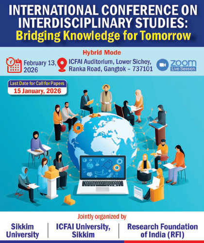 INTERNATIONAL CONFERENCE ON INTERDISCIPLINARY STUDIES: Bridging Knowledge for Tomorrow