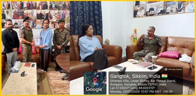 The ICFAI University, Sikkim Welcomes Col. Vinod Kadian, Commanding Officer of 3 Sikkim Battalion NCC