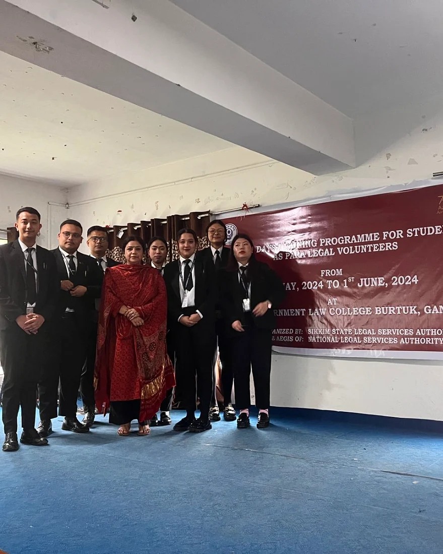 A Three-Day Training Program for Para Legal Volunteers at Sikkim Government Law College, Gangtok