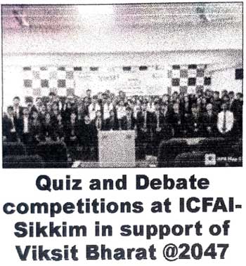 Debate and Quiz Competition under Viksit Bharat @ 2047