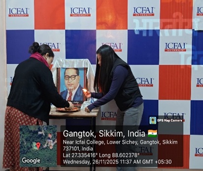 Reaffirming Constitutional Values: Constitution Day Observed by the School of Legal Studies, ICFAI University Sikkim