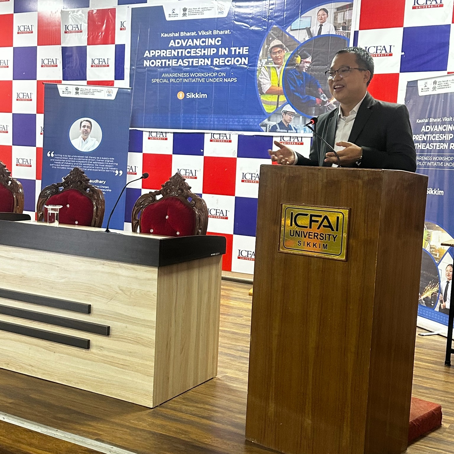 Apprenticeship Awareness Campaign Organized at ICFAI University Sikkim