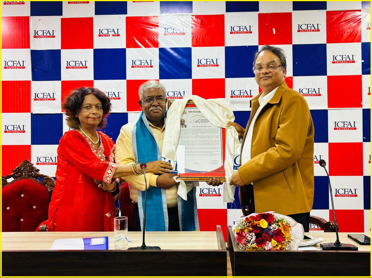 Former Chief Secretary Alok K. Shrivastava Delivers Inspiring Lecture at ICFAI University, Sikkim