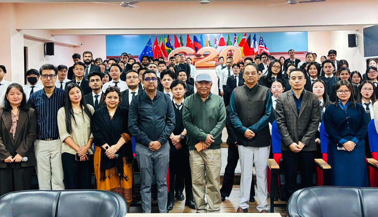 Justice Biswanath Somadder Interacts with Law Students at ICFAI University