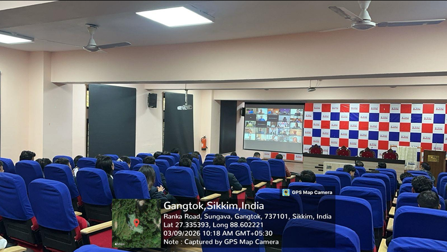 Students of ICFAI University Sikkim Attend Live Post Budget Webinar 2026–27